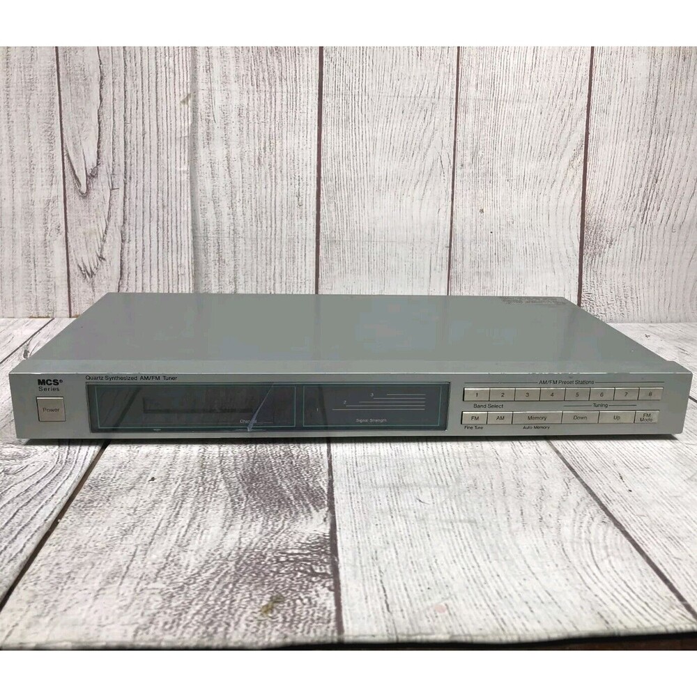 MCS 683-2270T Quartz Synthesized AM/FM Stereo Tuner - TESTED AND WORKING - Japan